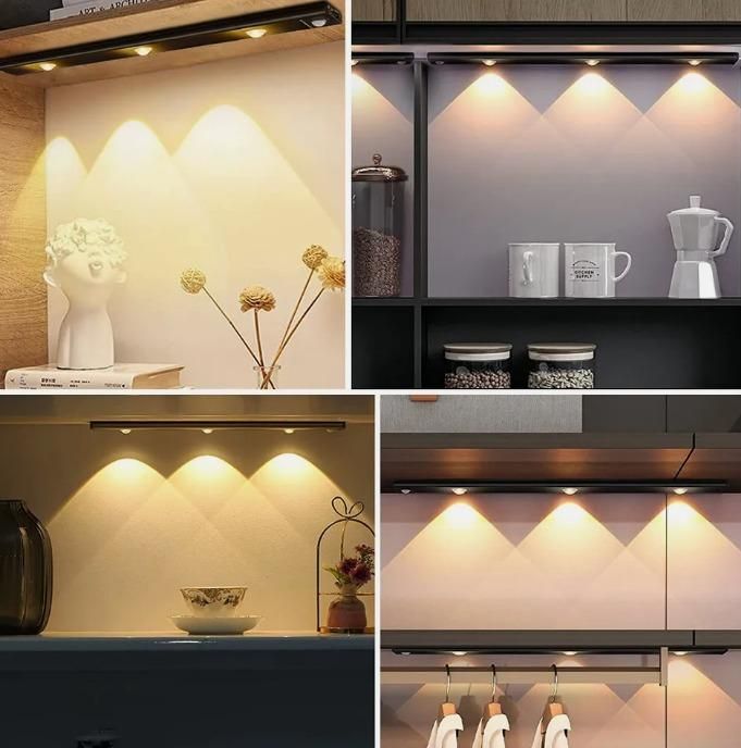 LED PIR Motion Sensor Rechargeable Cabinet Light – Warm & Neutral White