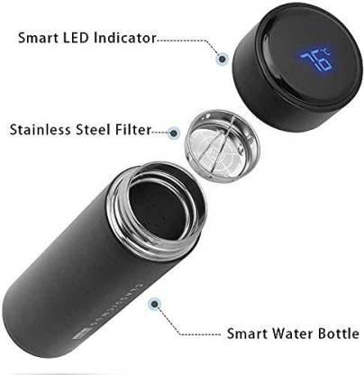 Stainless Steel Smart Temperature Water Bottle Thermos – 500ml