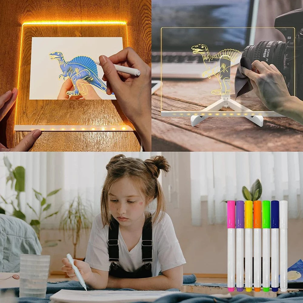 3D Light-Up Drawing Pad