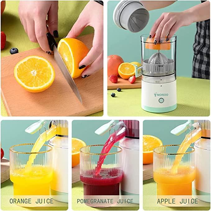 Portable Rechargeable Mini Juicer Machine | Compact Cold Press Fruit & Vegetable Juice Extractor for Fresh & Healthy Drinks at Home, Office & Travel