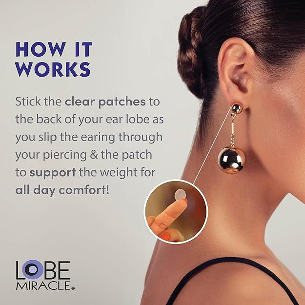 Premium Ear-Lift Pro Support Patches (50 Pcs & Get 50 Pcs FREE)