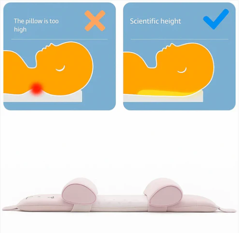 SnugNest™ Baby Head Support Pillow - Where safety meets sweet dreams 🌙💤