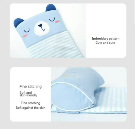 SnugNest™ Baby Head Support Pillow - Where safety meets sweet dreams 🌙💤