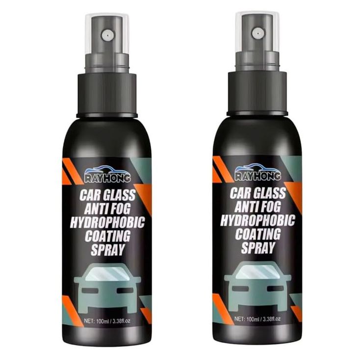Car Glass Anti- Fog Hydrophobic Coating 100ML (Pack of 2)