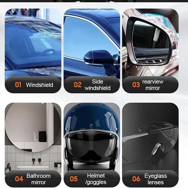Car Glass Anti- Fog Hydrophobic Coating 100ML (Pack of 2)