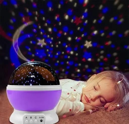 Star Master Galaxy Night Projector Lamp – 360° Rotating LED Starry Projection