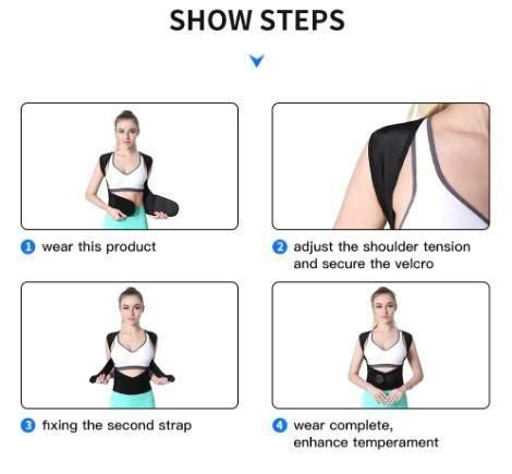 Adjustable Posture Corrector Belt for Back Support