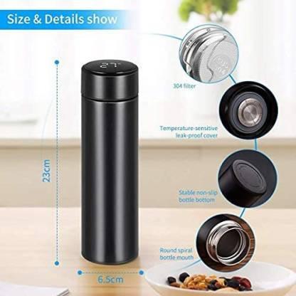 Stainless Steel Smart Temperature Water Bottle Thermos – 500ml