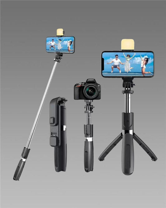 Selfie Stick,Extendable Selfie Stick with Wireless Remote & Tripod.