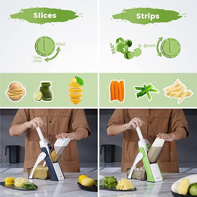 All-in-1 Multi-Purpose Mandoline Slicer – Adjustable Vegetable Cutter & Food Chopper