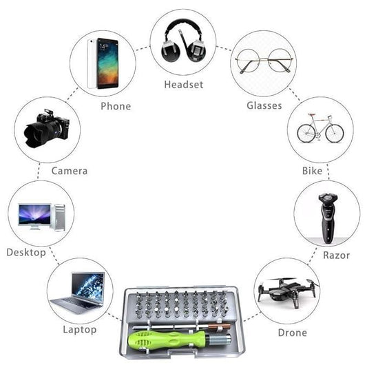 32 in 1 Inter-changeble Multipurpose Mini Screwdriver Tool Set Magnetic Slot Wrench Bits Repair Tools Kit Set