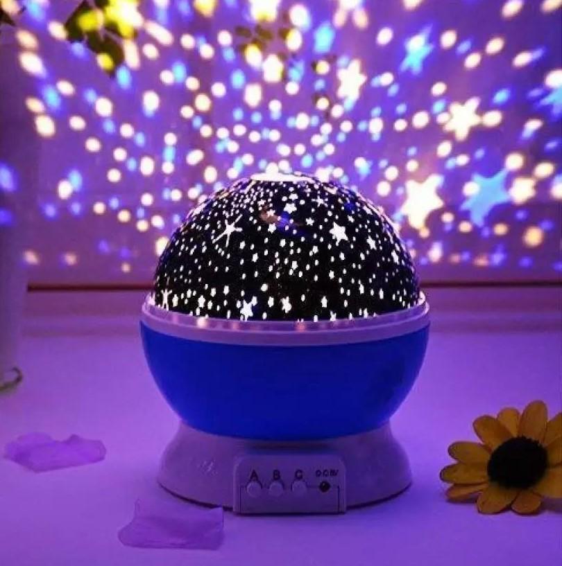 Star Master Galaxy Night Projector Lamp – 360° Rotating LED Starry Projection