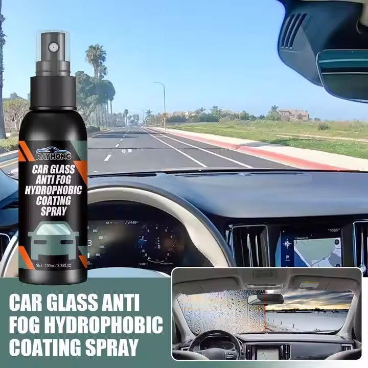 Car Glass Anti- Fog Hydrophobic Coating 100ML (Pack of 2)